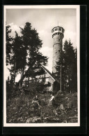 AK Schüttenhofen, Aussichtsturm U. Touristen-Baude Am Svatobor  - Czech Republic