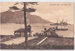 Lamlash Pier And Holy Isle Scotland - Ayrshire