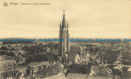 R654221 Bruges. Panorama Et Eglise Notre Dame. Ern. Nels Thill - World