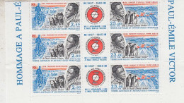 TAAF 1996 Paul-Emile Victor Strip 2v+label (margin) (3x) ** Mnh (60037) - Unused Stamps