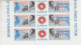 TAAF 1996 Paul-Emile Victor Strip 2v+label (margin) (3x) ** Mnh (60037) - Ungebraucht