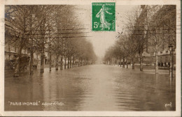 75 - PARIS - Crues De La Seine - Janvier 1910 - Avenue D'Antin - Paris Flood, 1910