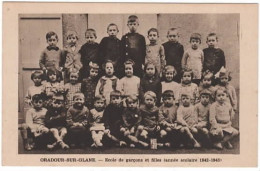 ORADOUR SUR GLANE  Ecole De Garçons Et Filles  (Année Scolaire 1942 - 1943) - Oradour Sur Glane