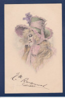 CPA 1 Euro Illustrateur Viennoise Femme Woman Art Nouveau Circulé Prix De Départ 1 Euro - 1900-1949