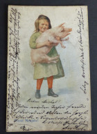 Neujahr Kind Schwein Um 1900  #AK6375 - Nouvel An