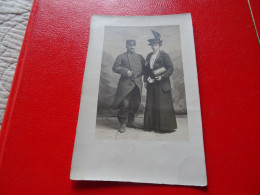 CP   Couple  Soldat Et Femme Année 1905-10 +- - Europe