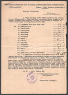 1945 Baja, Kelebia Község által A Vörös Hadsereg Ellátására Beszolgáltatandó Termények Listája - Unclassified