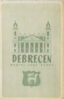 1965 Debrecen Megyei Jogú Város Térképe, Utcajegyzékkel, Bp., Kartográfiai Vállalat, 47x32,5 Cm - Sonstige & Ohne Zuordnung