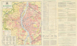 1931 Budapest Plan Und Reiseführer. Budapest Székesfőváros Házinyomda. Térképpel és Látnivalókkal Illusztrált Német Nyel - Altri & Non Classificati