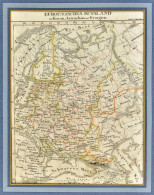 Europaeisches Russland Mit Kasan, Astrachan Und Georgien.  Gotha, Perthes [ca. 1845]., Színezett Rézmetszetű Térkép 18x2 - Other & Unclassified