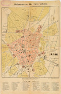 Cca 1900 Debrecen Szabad Királyi Város Térképe Tsikos Imre Térképe 27x40 Cm - Autres & Non Classés