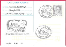REPIQUAGE- ANNULLO SPECIALE "AGORDO (BL)*29.7.2006*/LE MIGLIA DI AGORDO-XV EDIZIONE CORSA PODISTICA SU STRADA" - Stamped Stationery