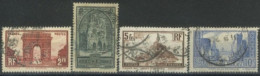 FRANCE - 1931 - MONUMENTS ON SITES STAMPS SET OF 4 , USED - Gebraucht