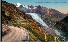 6805 - Rhonegletscher Rottengletscher Furkapass Galenstock Gletscher - E. Goetz Luzern - Autres & Non Classés