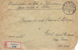 PRESTICE Tchécoslovaquie Recommandé Pour Givet Ardennes Verso CAD Poste 1930 ......G - Lettres & Documents