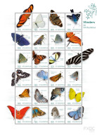 CARIBISCH NEDERLAND ST EUSTATIUS 2024 BUTTERFLIES PAPILLON SCHMETTERLING VLINDERS  ++ MNH POSTFRIS - Curaçao, Antille Olandesi, Aruba