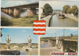 LD61 : Briare :  Pont , Bateau  Péniche - Briare