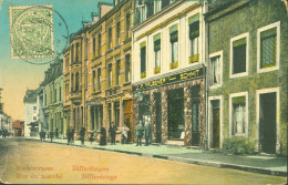 CPA CP Luxembourg Differdingen Differdange Marktstrasse Rue Du Marché CAD 24 2 1914 - Differdingen