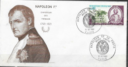 Napoléon Envel. Type FDC Paris II XII I969  "cachet Temporaire Illustrée Napoléon Et La Poste Musée Postal " - Napoleon