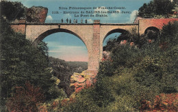 FRANCE - Environs De Salins Les Bains - Le Pont Du Diable - Animé - Colorisé - Carte Postale Ancienne - Altri & Non Classificati