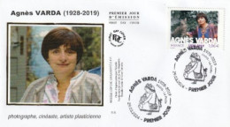 Fdc 2024_Envel. 1er Jour_fdc_ Soie_Agnès Varda (1928-2019), Photographe Et Cinéaste. PJ Paris 29/03/24. - 2020-…