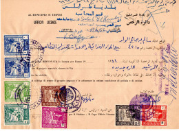 LIBYA 17/04/1962; La Municipalité De Tripoli - License, Revenue Stamps - Timbres Taxe; Lot 60042 - Libyen