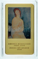 DN "A Világ Leghíresebb Festményei / Amedeo Modigliani 1884-1920. - Fiatal Nő Ingben 1918." Aranyozott, Multicolor Cu Em - Ohne Zuordnung