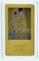 DN "A Világ Leghíresebb Festményei / Gustav Klimt 1862-1918. - A Csók 1907-1908." Aranyozott, Multicolor Cu Emlékérem Ka - Ohne Zuordnung