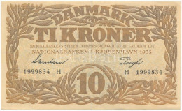 Dánia 1943. 10K "H" Sorozatjel "Svendsen - Pugh" T:F Szép Papír Denmark 1943. 10 Kroner "H" Prefix, "Svendsen - Pugh" C: - Unclassified