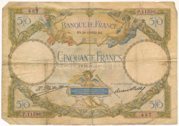 Franciaország 1932. 50Fr T:VG Franc 1932. 50 Francs C:VG Krause P#80 - Unclassified