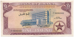 Ghána 1958. 1P "P/I 069242" T:F Ghana 1958. 1 Pound "P/I 069242" C:F Krause P#2 - Unclassified