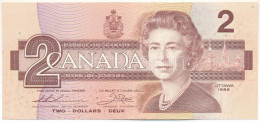 Kanada 1986. 2$ Nyomdai Festékfolttal T:VF,F Canada 1986. 2 Dollars With Printig Ink Spots C:VF,F Krause P#94 - Unclassified