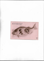 Carte Postale Ancienne 1er Avril Si Vraiment Vous M'aimez  Vous Me Reconnaitrez - 1er Avril - Poisson D'avril