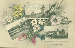 CPA CP Suisse Solothurn Fleurs CAD 1908 - Soleure