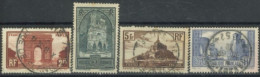 FRANCE - 1931 - MONUMENTS ON SITES STAMPS SET OF 4 , USED - Oblitérés