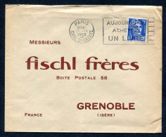 RC 27731 FRANCE 1952 SECAP PARIS GARE St LAZARE / AUJOURD'HUI ACHETEZ UN LIVRE SUR LETTRE POUR GRENOBLE - Maschinenstempel (Werbestempel)