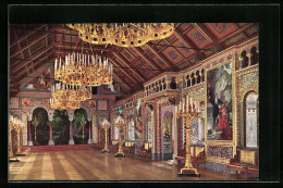 AK Schloss Neuschwanstein, Sängersaal (Galerieseite)  - Other & Unclassified