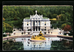 AK Blick Auf Das Schloss Linderhof  - Other & Unclassified