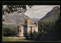 AK Ettal, Kgl.Schloss Linderhof Mit Bergblick  - Andere & Zonder Classificatie