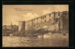 AK Halle A. S., Moritzburg Von Der Wasserseite  - Other & Unclassified