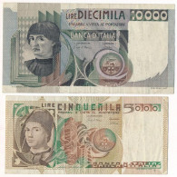 Olaszország 1976. 10.000L + 1979. 5000L T:F Italy 1976. 10.000 Lire + 1979. 5000 Lire C:F - Unclassified