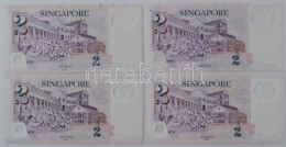 Szingapúr DN (2006-2015) 2$ (4x) T:F Singapore ND (2006-2015) 2 Dollars (4x) C:F - Ohne Zuordnung