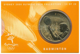 Ausztrália 2000. 5D Al-bronz "Sydneyi Olimpia 2000 - Tollaslabda" Bliszterben T:BU  Australia 2000. 5 Dollars Al-Bronze  - Non Classés