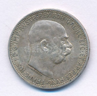 Ausztria 1914. 1K Ag "Ferenc József" T:XF  Austria 1914. 1 Corona Ag "Franz Joseph" C:XF  Krause KM#2820 - Unclassified