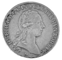 Osztrák Németalföld 1790M 1 Koronatallér / Couronne Ag "II. József" Milánó (29,54g) T:VF Patina, Jusztírozás, Kis Ph. Au - Unclassified