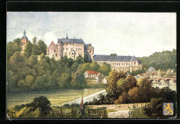 Künstler-AK Weilburg, Blick Auf Das Schloss A. D. Lahn  - Weilburg