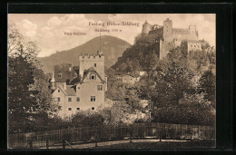 AK Salzburg, Ansicht Von Dem Frey-Schloss, Vom Gaisberg Und Von Der Festung Hohen-Salzburg  - Autres & Non Classés