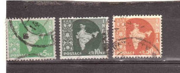 1957 TRE VALORI - Used Stamps