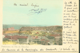 CPA CP Grèce Panorama De L'ile De Ténedos Guerre 14 Campagne Des Dardanelles 17 9 1915 Armée D'Orient - Greece