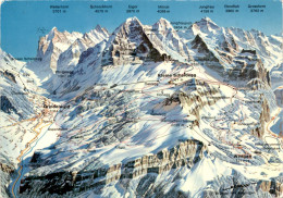 Jungfraugebiet - Panorama (7098) * 25. 3. 1974 - Wengen